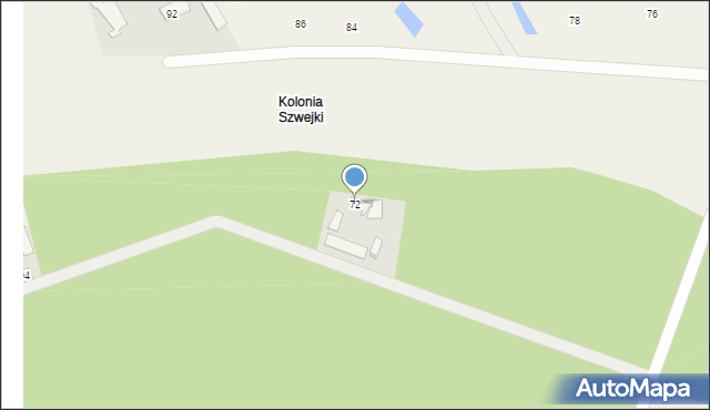 Szwejki, Szwejki, 72, mapa Szwejki