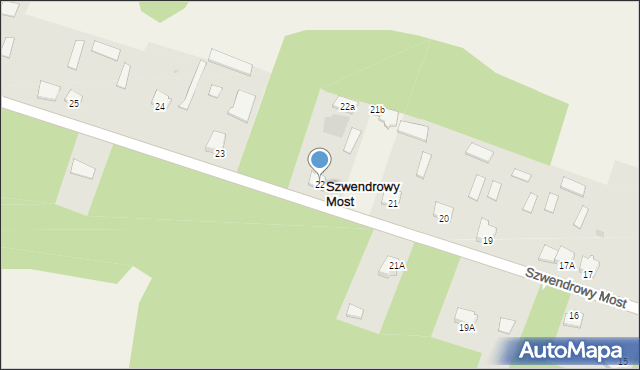 Szwendrowy Most, Szwendrowy Most, 22, mapa Szwendrowy Most