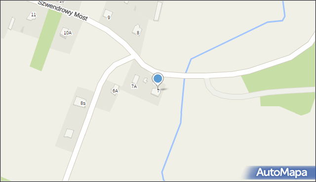 Szwendrowy Most, Szwendrowy Most, 7, mapa Szwendrowy Most