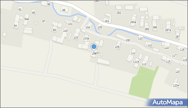 Szybowice, Szybowice, 106, mapa Szybowice