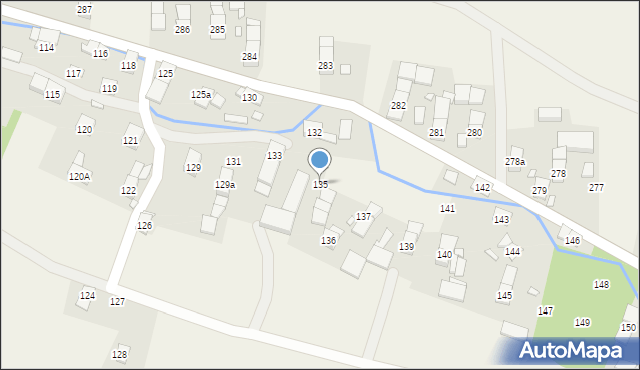 Szybowice, Szybowice, 135, mapa Szybowice