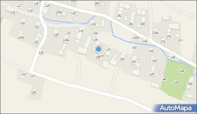 Szybowice, Szybowice, 136a, mapa Szybowice