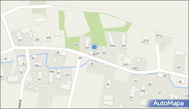 Szybowice, Szybowice, 302, mapa Szybowice