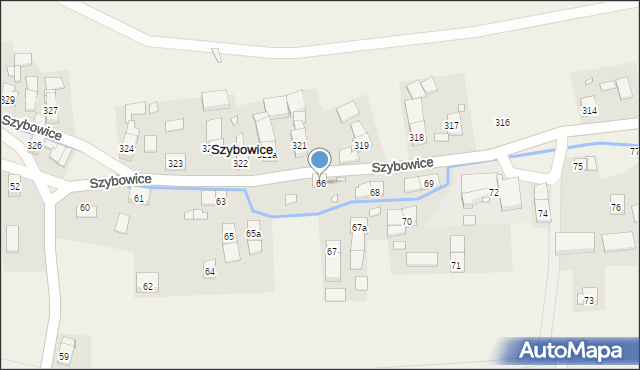 Szybowice, Szybowice, 66, mapa Szybowice