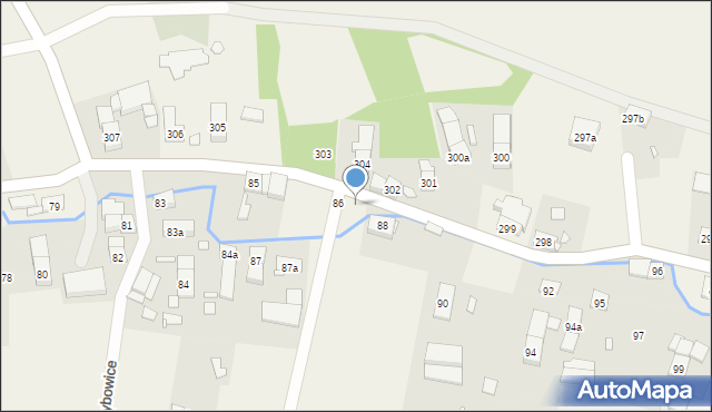 Szybowice, Szybowice, 86a, mapa Szybowice