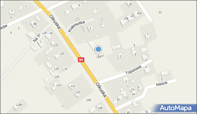 Szyce, Szyce, 66, mapa Szyce
