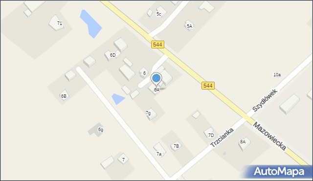 Szydłówek, Szydłówek, 6A, mapa Szydłówek