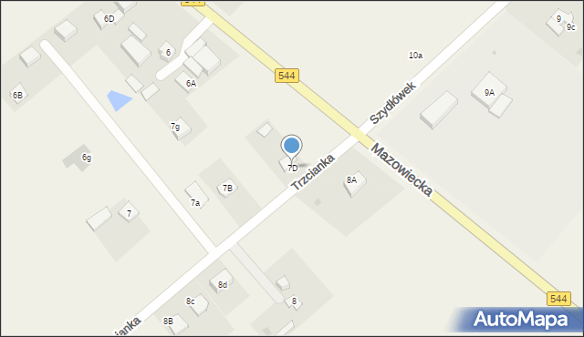 Szydłówek, Szydłówek, 7D, mapa Szydłówek