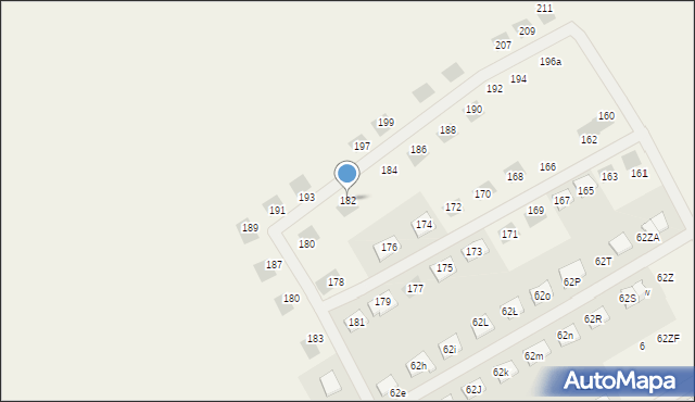 Szydłowo, Szydłowo, 182, mapa Szydłowo