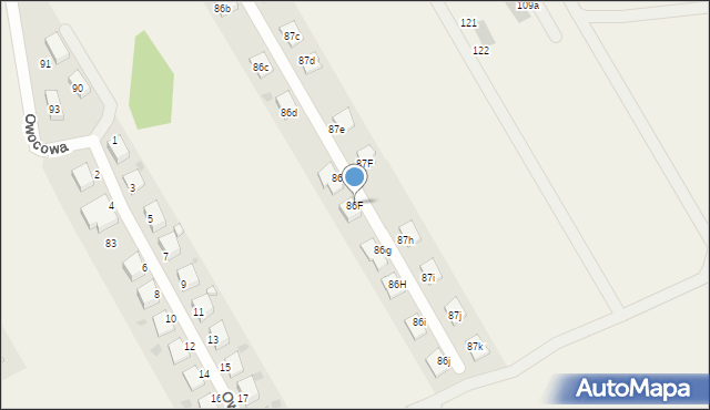 Szydłowo, Szydłowo, 86F, mapa Szydłowo