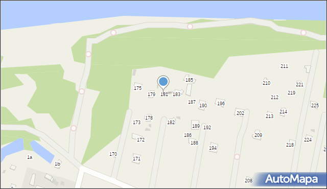 Szygówek, Szygówek, 181, mapa Szygówek