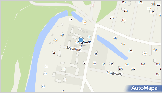 Szygówek, Szygówek, 2, mapa Szygówek