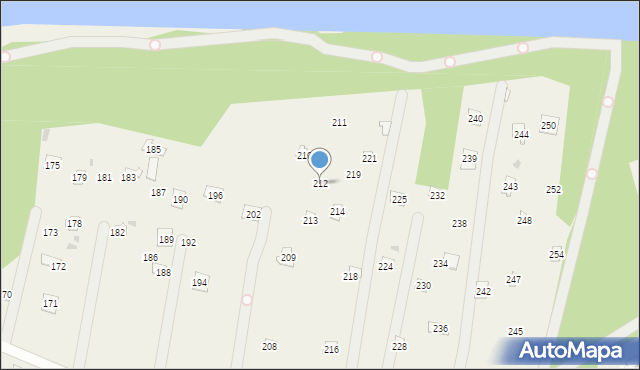 Szygówek, Szygówek, 212, mapa Szygówek