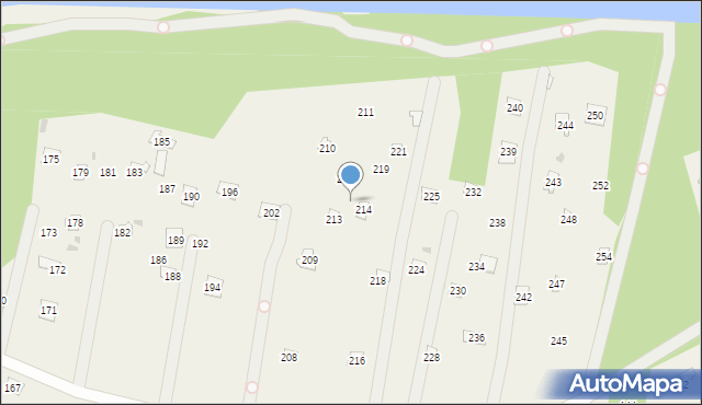 Szygówek, Szygówek, 215, mapa Szygówek