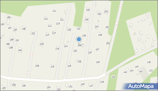 Szygówek, Szygówek, 234, mapa Szygówek