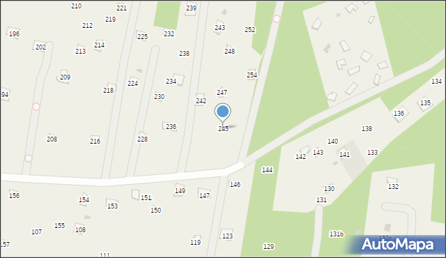 Szygówek, Szygówek, 245, mapa Szygówek