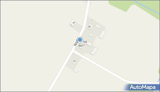 Szyjki, Szyjki, 56A, mapa Szyjki