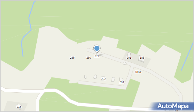 Szyk, Szyk, 271, mapa Szyk