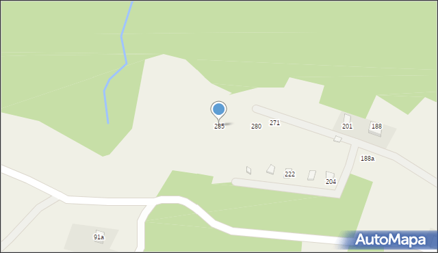 Szyk, Szyk, 285, mapa Szyk
