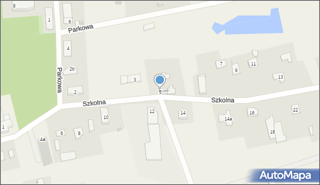 Szyldak, Szkolna, 5, mapa Szyldak
