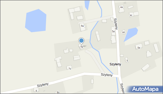 Szyleny, Szyleny, 7a, mapa Szyleny