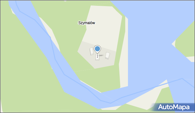 Szymalów, Szymalów, 1, mapa Szymalów