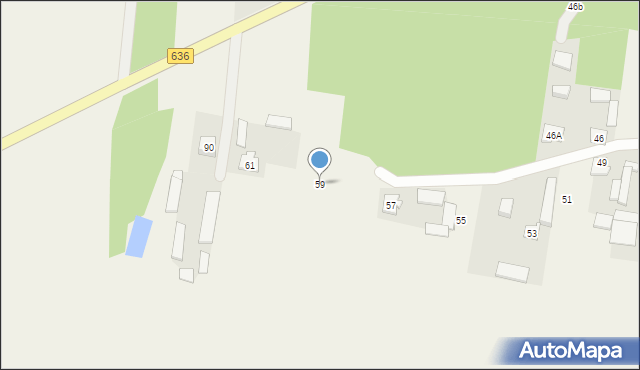 Szymanówek, Szymanówek, 59, mapa Szymanówek