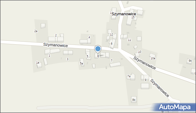 Szymanowice, Szymanowice, 6, mapa Szymanowice