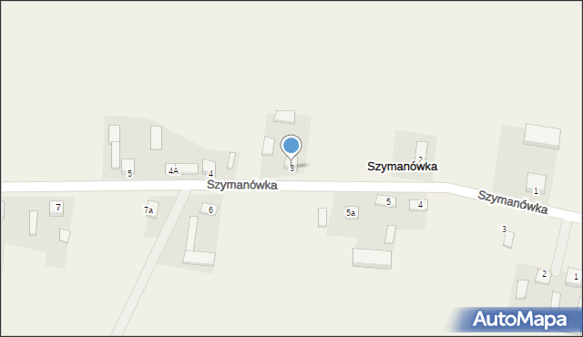 Szymanówka, Szymanówka, 3, mapa Szymanówka