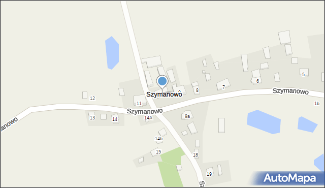 Szymanowo, Szymanowo, 10, mapa Szymanowo