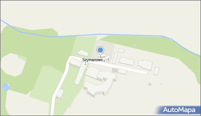 Szymanowo, Szymanowo, 3, mapa Szymanowo