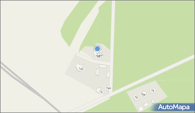 Szymany, Szymany, 74B, mapa Szymany