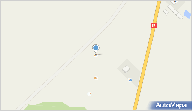 Szymany, Szymany, 80, mapa Szymany