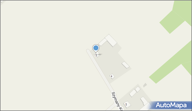 Szymany-Kolonie, Szymany-Kolonie, 3, mapa Szymany-Kolonie