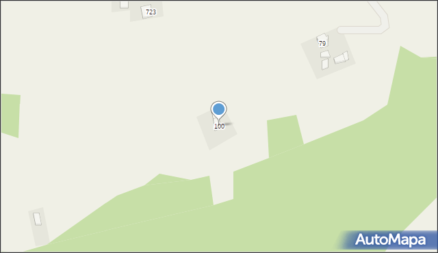 Szymbark, Szymbark, 100, mapa Szymbark