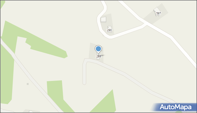 Szymbark, Szymbark, 289, mapa Szymbark