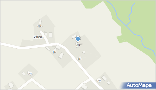 Szymbark, Szymbark, 304, mapa Szymbark