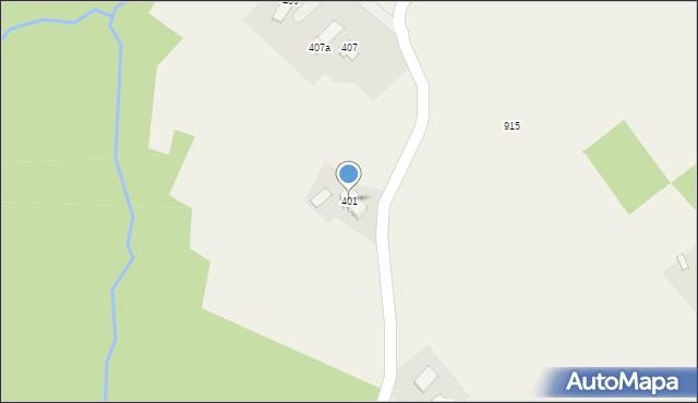 Szymbark, Szymbark, 401, mapa Szymbark