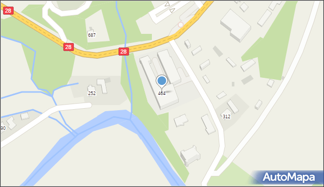 Szymbark, Szymbark, 464, mapa Szymbark