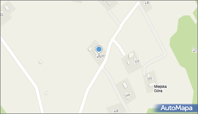 Szymbark, Szymbark, 471, mapa Szymbark