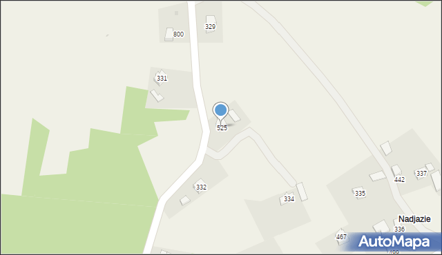 Szymbark, Szymbark, 525, mapa Szymbark