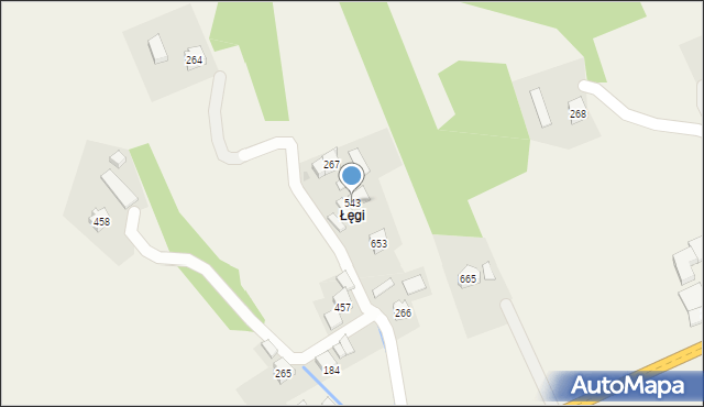 Szymbark, Szymbark, 543, mapa Szymbark