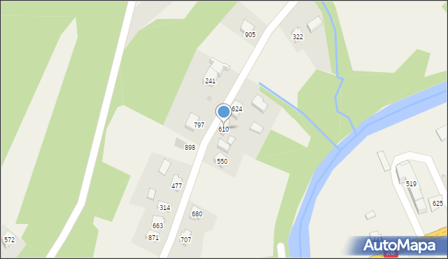 Szymbark, Szymbark, 610, mapa Szymbark