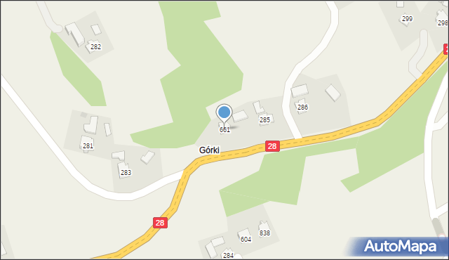 Szymbark, Szymbark, 661, mapa Szymbark