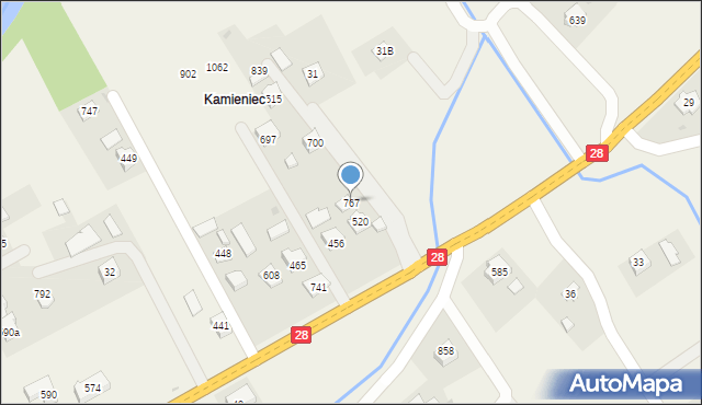 Szymbark, Szymbark, 767, mapa Szymbark