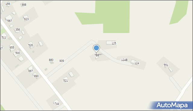 Szymbark, Szymbark, 789, mapa Szymbark