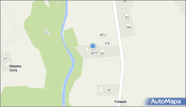Szymbark, Szymbark, 807, mapa Szymbark