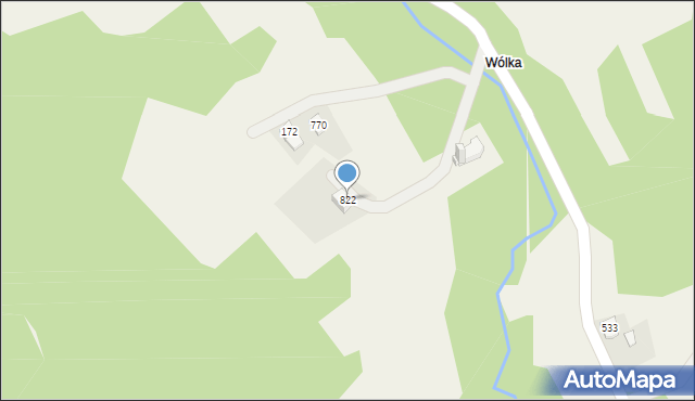 Szymbark, Szymbark, 822, mapa Szymbark