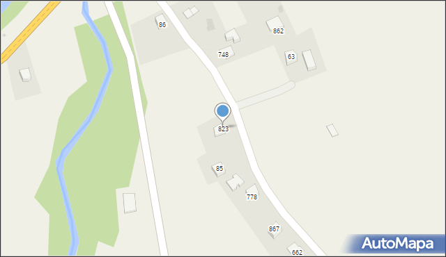 Szymbark, Szymbark, 823, mapa Szymbark