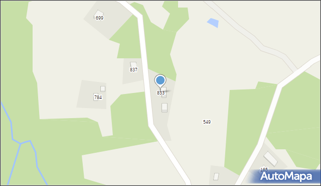 Szymbark, Szymbark, 833, mapa Szymbark